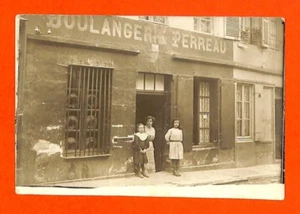 YONNE ( 89 ) ? NIEVRE ( 58 ) ? / CARTE POSTALE PHOTO / BOULANGERIE PERREAU - Bild 1 von 2