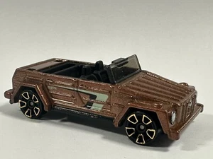 Hot Wheels FASTER THAN EVER '11 ~ VOLKSWAGEN TYPE 181 (Bronze) missing top - Picture 1 of 9