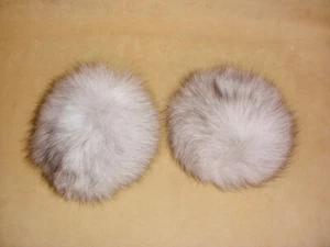 Vintage Pair of Silver Fox Barrettes - Saks Fifth Avenue - Picture 1 of 6