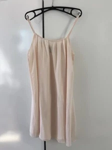 Sommer Hängerchen TrägerKleidchen Nighty lachsfarben H&M Gr M/38/40 2lagig - Bild 1 von 6