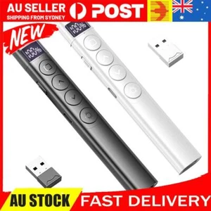 2.4GHz Wireless Presenter Remote Type-C Rechagable for Keynote/PPT//PC/Laptop - Photo 1/18