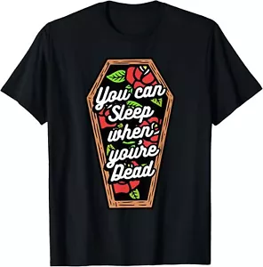 Nueva camiseta limitada You Can Sleep When You're Dead Halloween - Imagen 1 de 5