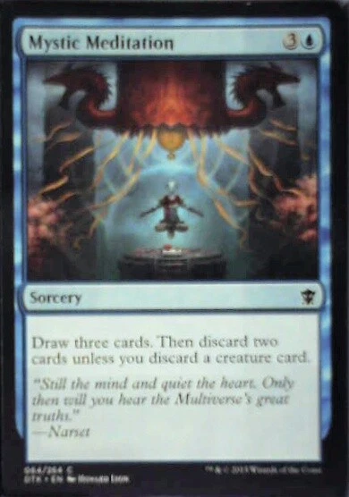 Mystic Meditation - Dragons of Tarkir: #64, Magic: The Gathering Nm R135 - Image 1 of 1