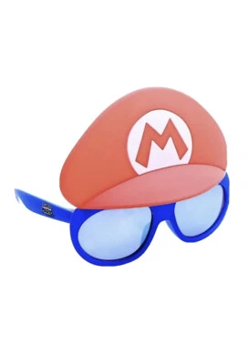 Nintendo Super Mario Bros. Kids Sunglasses Shades Costume Party Sun-Staches - Image 1 of 3
