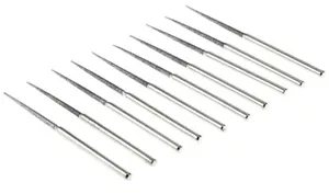 Juego de brocas escarpadora de cuentas de diamante cónicas de 2,75" de 10 piezas herramienta giratoria lapidaria de alta velocidad - Imagen 1 de 6
