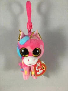 TY Beanie Boos 3" Fantasía el Unicornio Clip Llave Peluche Coleccionable Peluche - Imagen 1 de 3