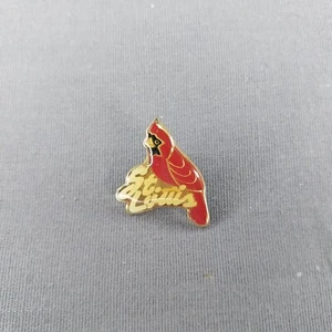 St. Louis MO Missouri Cardinal Bird Metal Pin Tie Lapel Hat - Picture 1 of 2