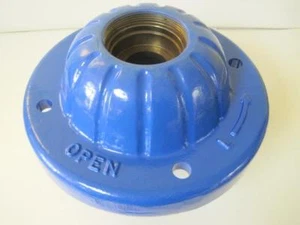 NEW CLOW TGIC BONNET HYDRANT TOP/LID BLUE PAINT W/ REFLECTIVE BEADING BE01/Q/7/B - Picture 1 of 12
