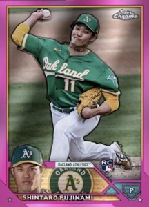 [DIGITAL] Topps Bunt - Shintaro Fujinami - Topps Chrome 23 S1 -  Pink Base - Picture 1 of 1