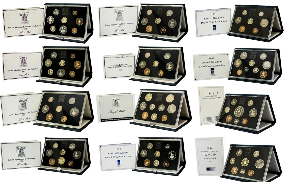 1996年 United Kingdom Proof Coin 1996年 United Kingdom Proof Coin 1996 UK Proof Coin Sets for sale