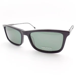 Nautica N6239S 001 Black Green Polarized New Authentic Sunglasses - Picture 1 of 3