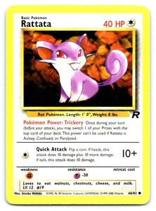 Rattata Pokemon Common Team Rocket 66/82 - Picture 1 of 2