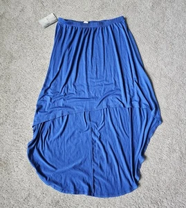 Maxi Falda Lily Rose Alta-Baja Talla 2XL Talla Grande Azul Nueva con Etiquetas Normcore Classiccore - Imagen 1 de 5