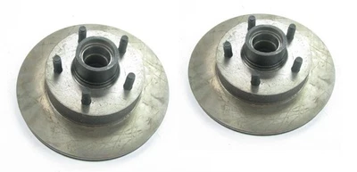 (x2) Rotor e cubo de freio dianteiro Ford fabricante de equipamento original F4TZ-1102-D para 88-90 Bronco II - Imagem 1 de 2