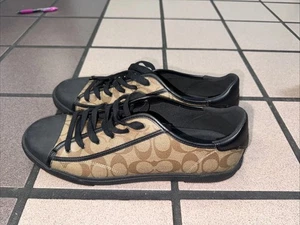 COACH Men’s C136 Signature Low Top Sneakers, Runners [FG4412] 13D - Picture 1 of 6