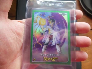 Tarjeta refractora verde MetaZoo Topps cromada Adam Ackler 55/99 - Imagen 1 de 2