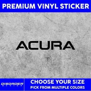 ACURA TEXT [VINYL STICKER]-for Car/Truck WINDOW-LAPTOP-FOLDER-YOU PICK COLR/SIZE - Bild 1 von 6