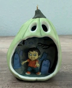 Hallmark Happy Halloween! 3rd Series 2015 Zombie Boy Keepsake Ornament 🎃 - Picture 1 of 7