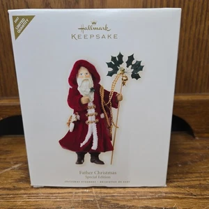 Hallmark Keepsake Ornament Father Christmas 2007 Limited Edition - Picture 1 of 3