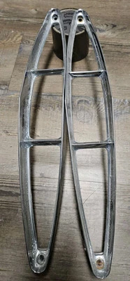 1967 1968 Cadillac Coupe DeVille Chrome Taillight Trim Bezels GM OEM  - Image 1 of 4