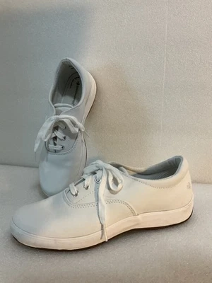 Tênis feminino Ked’s White Grasshopper 7.5 couro sintético com cadarço - Imagem 1 de 4