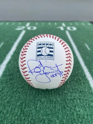 Robin Yount Autographed Inscribed "HOF '99" Hall of Fame Logo Baseball Beckett  - Image 1 of 2