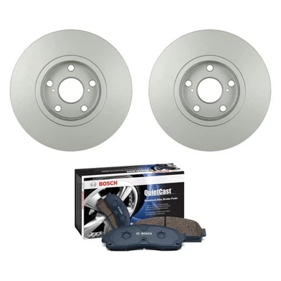 For Toyota Highlander 01-07 QuietCast Premium Front Brake Kit w Ceramic Pads Foto 1 de 4