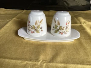Marks and Spencer Harvest Salt and Pepper Pots Tray M&S Vintage - Picture 1 of 6