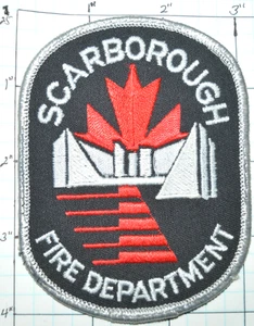 CANADA, SCARBOROUGH ONTARIO VINTAGE FIRE DEPT PATCH - Picture 1 of 1