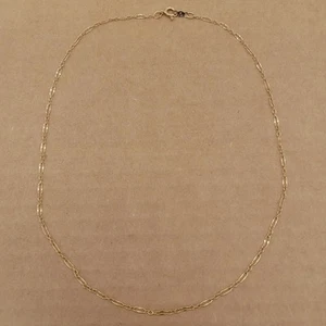 Vintage 1/20 12k Gold Filled Dainty Choker Layering Necklace 15" Spring Ring - Picture 1 of 2