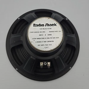 Radio Shack 40-1014A 10" Polypropylene Woofer 50 Watts RMS 100 Watts Max - Picture 1 of 3