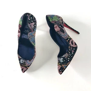 Chritian Louboutin Hot Chick Crystals Embellished Limited Edition Pumps 36,5 - Bild 1 von 11