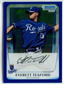EVERETT TEAFORD 2011 Bowman Chrome BLUE REFRACTOR BCP20 /250
