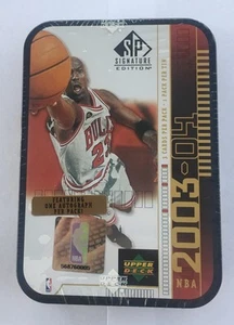 2003-04 Upper Deck SP Signature Edition TIN BOX Jordan MJ Edition Factory Sealed - Bild 1 von 2