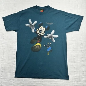 Vintage Mickey Unlimited T Shirt Goofy Frankenmuth Michigan Made USA Men's Large - Picture 1 of 12