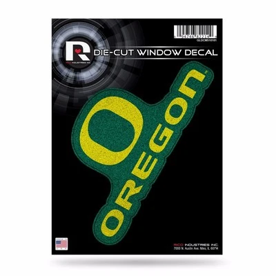 Calcomanía emblema calcomanía troquelada 5,5x5 LEER DSCRPT Oregon Ducks Glitter Bling coche Foto 1 de 2