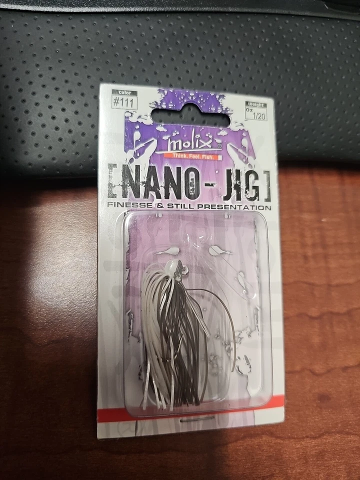 Molix Nano Jig 1/8oz #114 Ghiaccio Camo NAJ35-114 Weedless Fishing Lure