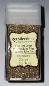 Extrafeiner Glitzer von Recollections Champagner Gold 1,5 Oz. Nagel & Körper Kunst Handwerk - Bild 1 von 3