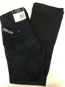 CHAPS Girl's Approved Pants Size 10 Reg or 12 Reg NAVY Khakis MSRP $32.00 - Picture 1 of 5