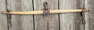 Antik Vintage Holz Evener Bar Doppelbaum Passe Pferd Ochse Western primitiv 41" - Bild 1 von 7