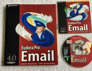 QUALCOMM EUDORA PRO - MAIL CLIENT VERSION 4.0 FOR WINDOWS • COMPLETE - Photo 1/1