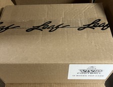 2023 LEAF VIVID FOOTBALL HOBBY 12-BOX CASE 5 Autos Per Box Jim Brown In Checklis