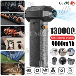 Portable Dry Blower Mini Turbo Jet Portable Air Blower 130000 RPM Electric Fan - Picture 1 of 18