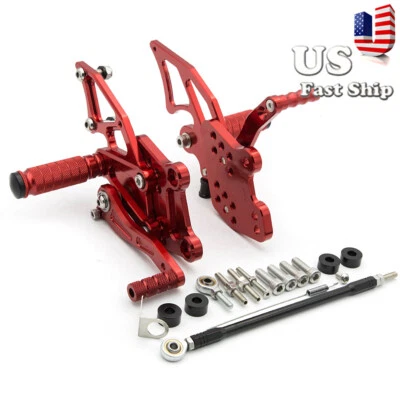 Para Kawasaki Ninja 300/250 2013 2014 2015 2016 estriberas pedales reposapiés Foto 1 de 4