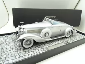 MINICHAMPS 1/18 - Duesenberg Sjn Convertible Coupé Argento 1936 - Foto 1 di 2