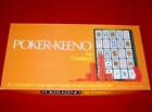 Vtg Cadaco 1977 : Poker-Keeno Game - 12 Board Set With Chips (Ex)