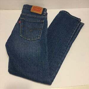 Levi's 510 ÊMid Rise Girls' Jeans Size 14R 27x27" straight leg blue jeansÊ