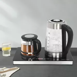 Elektrische Wasserkocher Kaffeestation Teestation 2,5L 1800w Lcd-anzeige - Bild 1 von 23