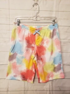 Art Class Girls Sleep Shorts Sweat Shorts Size XL (16) Tye Dye Flame Resistant - Picture 1 of 8