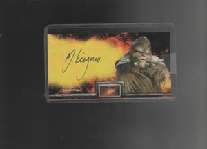 Star Wars Revenge of the Sith Michael Kingma autograph card